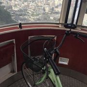 自転車も乗ります