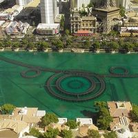 部屋からみた　噴水