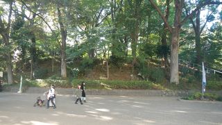 上野公園の中に古墳があった