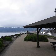 函館山を正面に、小休止