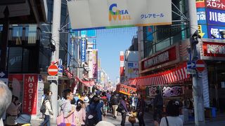 人通りがすごくて歩き辛いのはちょっと難点かもしれませんが。。