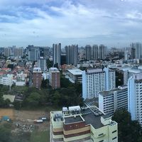 最上階１９階からの眺め。悪くないです（笑）