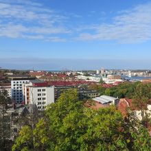 教会前からの眺め