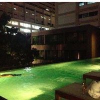 ライトアップされていてお洒落