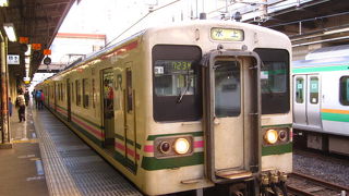 運行本数が少ないので注意が必要