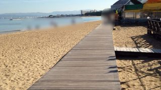 ボードウォークなどもあってカリフォルニアのようです