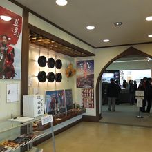 奥にあるのが展示室、展示室は撮影禁止