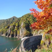 札幌近郊で一番の迫力ある渓谷美と紅葉が眺められる名所（10月中旬）
