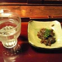 日本酒と酒の菜