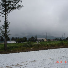 野辺山高原の田園風景（ドライブイン前） 