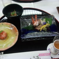 夕食の先付け、前菜など