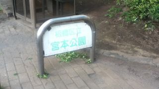 プールのある公園