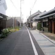 国道１６５号線沿いの桜井市街地の細い道が昔の初瀬街道ではないか？