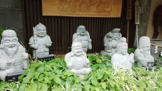 お湯かけ七福神へ