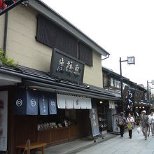 帝釈天参道の商店街入口にあります。