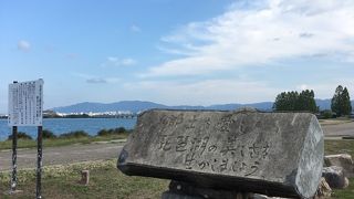 石山から浜大津まで続く長～い遊歩道です。