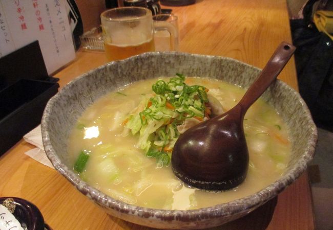 夜遅くまでやってる「ちゃんぽん」の店