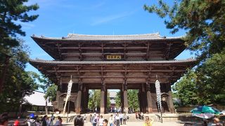 金剛力士像の存在感に圧倒されました。