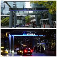 サウスタワーのエントランス昼と夜