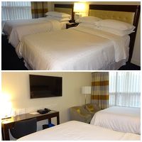 ダブルベッド2台