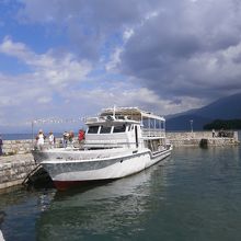 オフリドからの遊覧船