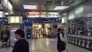 空港バスはこのターミナル横から出ます