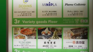 こじんまりした駅ビル