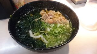 レベルの高いかしわうどん