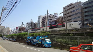 とてもお洒落な電車です