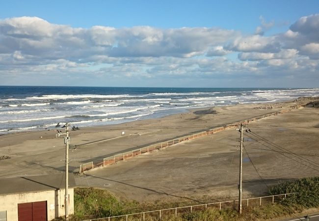 ここから湯野浜海岸まで