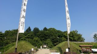 堀が残っています