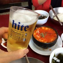 朝ビール