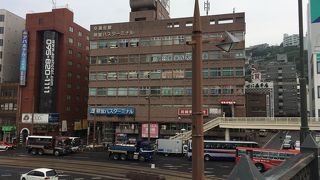 福岡から高速バスで到着しました