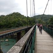 十分駅から滝へ向かう道