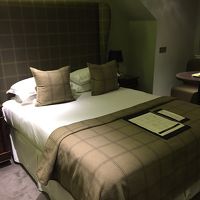 ゆったりした広さのダブルベッド