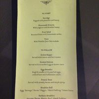 朝ごはんのメニュー