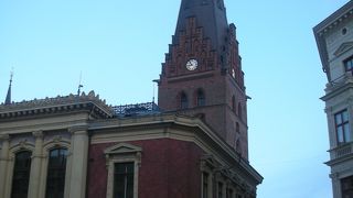 マルメの中心市街地の歴史ある教会
