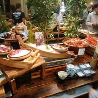 海鮮尽くしのバイキング