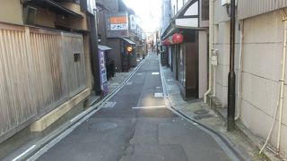 早朝に通りました