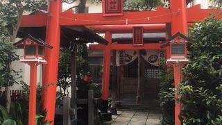 赤い鳥居が、ご祭神にマッチしていました。
