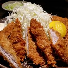 合い盛りはヒレカツとエビフライ