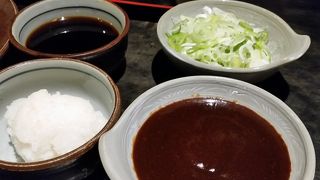 味噌別添えができるのがいい（おろしもおススメ）