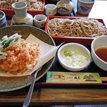 生桜えび天ざる