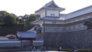 忠実に再現された金沢城