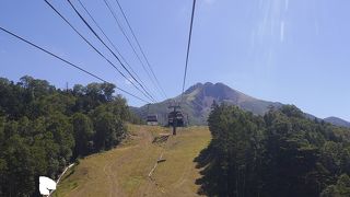 ゴンドラ形式なのですいていればすぐ移動可能、景色も絶景