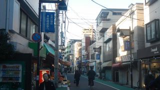 かつての上宿に当たる場所の商店街