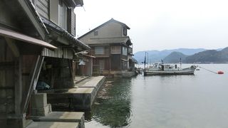 陸からの家並みも面白いです。