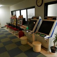 本館と別館をつなぐ通路にあるゲームコーナー