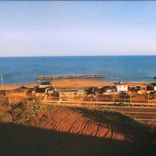 古い写真ですが、あけぼのの車窓から、朝。