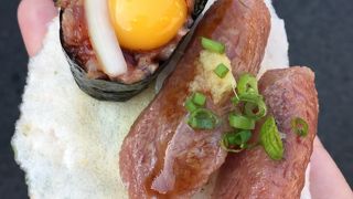 飛騨牛にぎり 食べ比べ